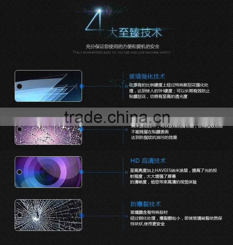 Remax Super Slim 0.15mm Full Tempered Glass Screen Protector for iPhone 6s 2.5D 9H Anti Burst Screen Protective Film TB-0061