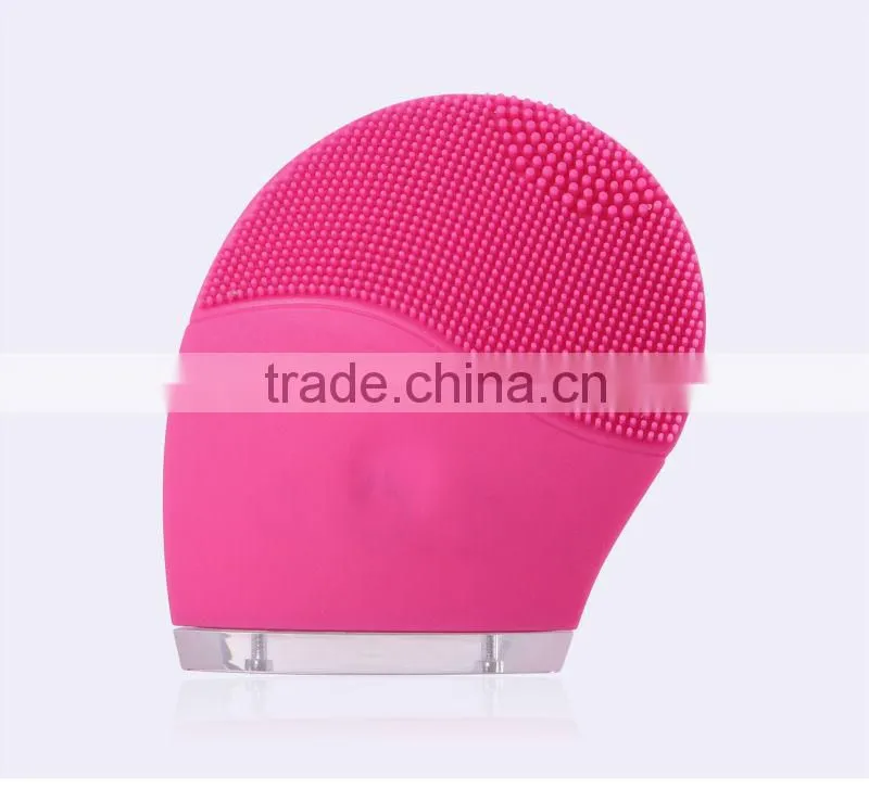 Skin Care ultrasound machine natural bristle face brush Best facial cleansing brush