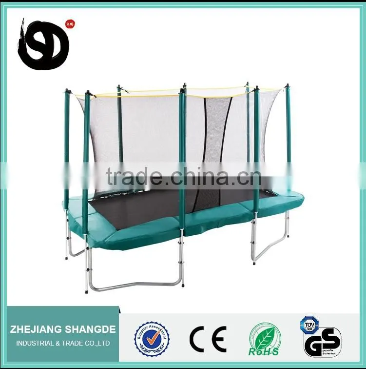 7x10ft square outdoor gymnastic trampolin