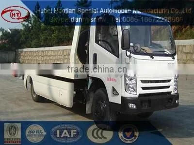 JMC hot sale low bed flat bed wrecker road resuce truck low price tow truck for sale