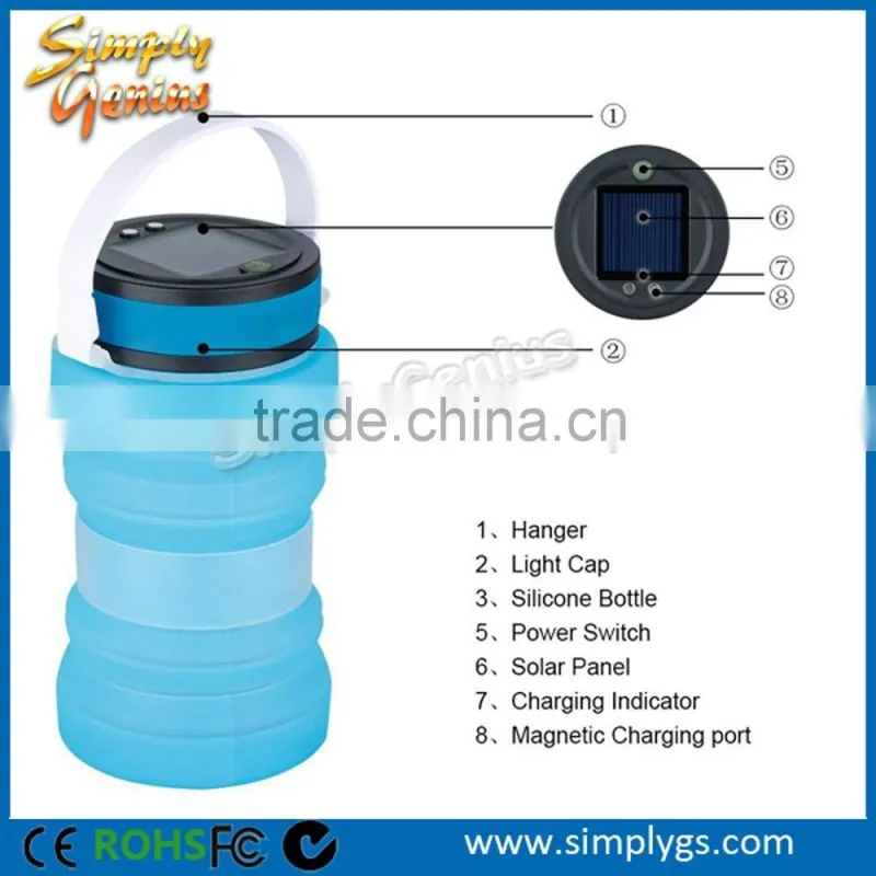 IP67 waterproof led solar light with storage for mobile phone medicine first aid