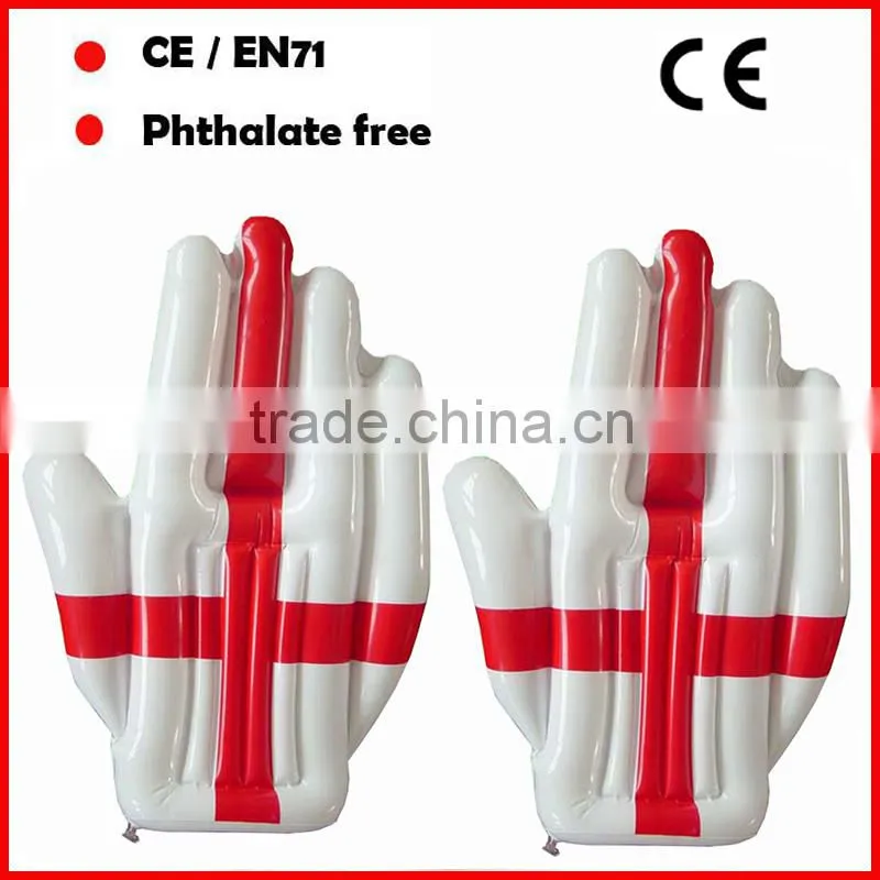 PVC inflatable George england hand for cheering on football match