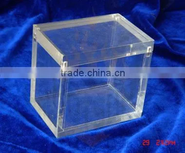 Simple small practical acrylic storage box