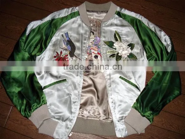 satin jacket,custom satin jacket,fashion satin jacket