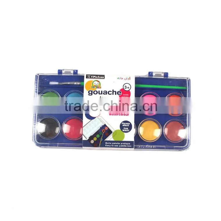 Best Quality Cheap 6Colors Dry Water color Paint Set In Stock