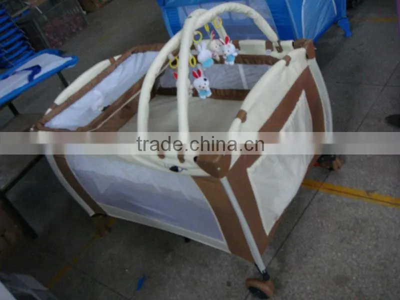 sleeping metal playard baby bed