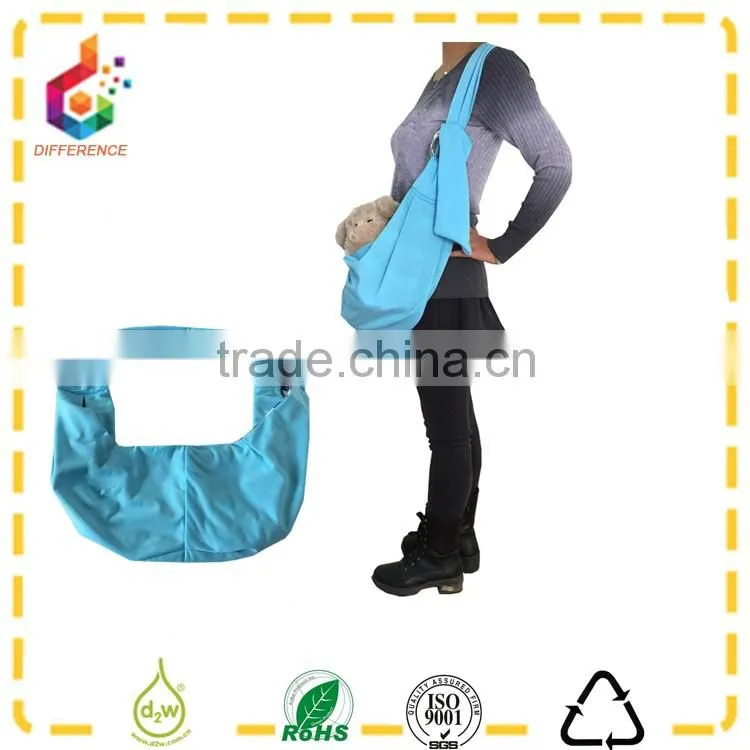 portable ball wool light blue pet shoulderbag