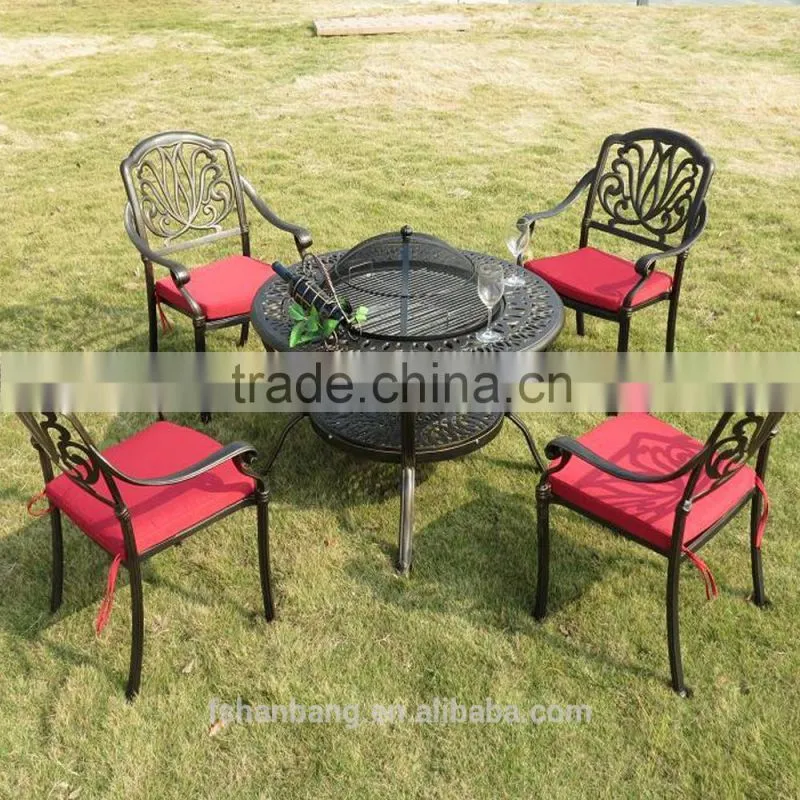 metal outdoor 4 dinner sets