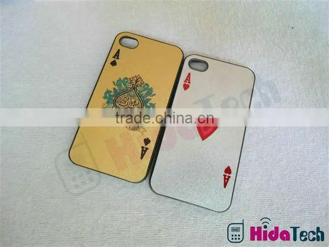 Casino Poker Joker Case for iPhone 4 / 4S,gold & silver color available