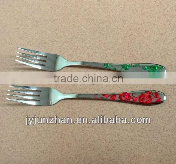 Stainless fruit fork with mirror polishing Factoy directly in Jieyang
