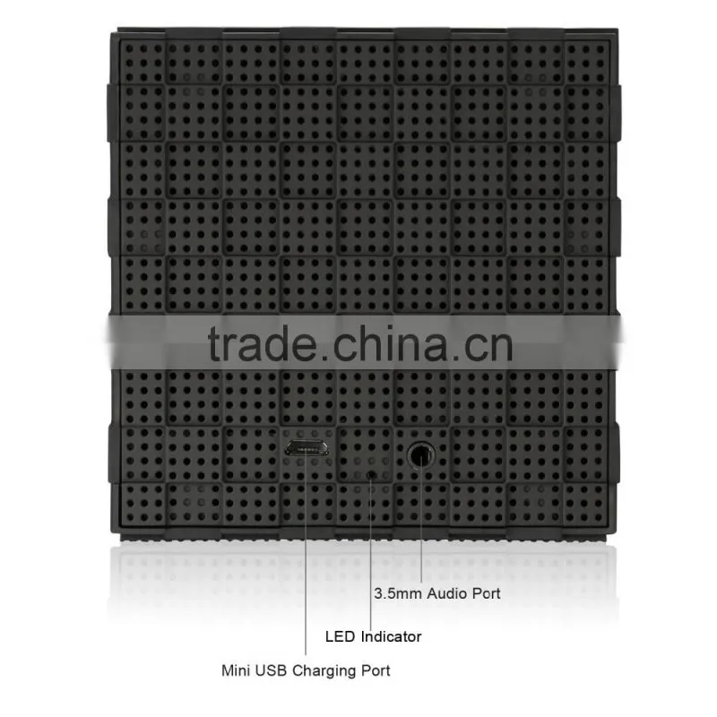 New Magic Cube Portable Wireless Bluetooth Speaker Black and White AM000081