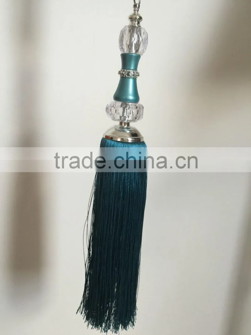 wholesaler china supplier curtain polyester tassel tiebacks