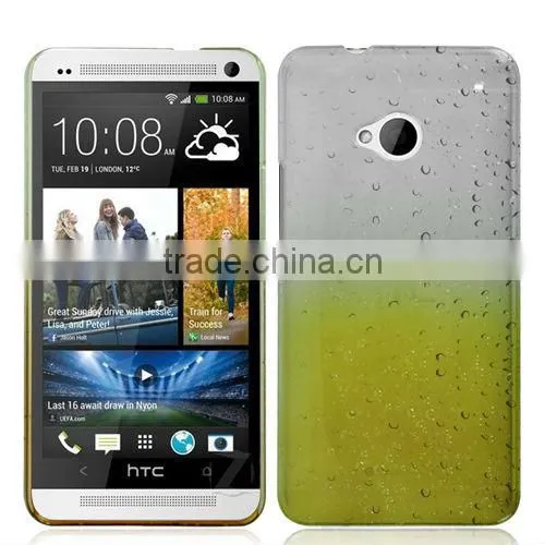 PC raindrop hard MOBILE PHONE CASE cover for HTC ONE M7