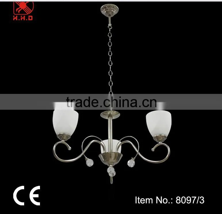 Exotic Retro rustic red bronze Chandelier wrought iron plate lighting fixture