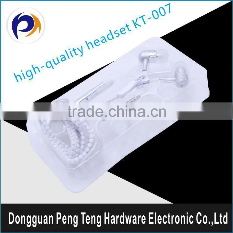 fashion design earphone zipper with mic