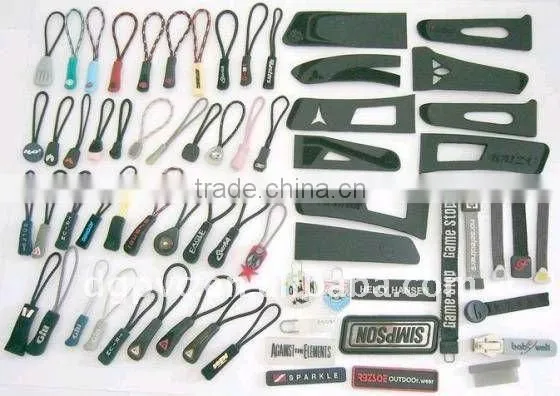 Good style Transparent zipper head,pvc zipper puller,zipper top