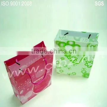 Printing plastic stationery bags with zipper