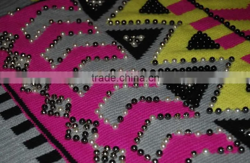 Sewing machine for beads