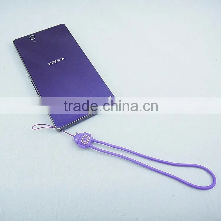 silicone cell phone strap /phone accessories