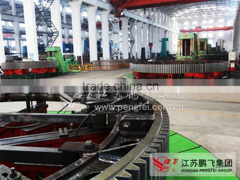Pinion for rotary kiln and ball mill