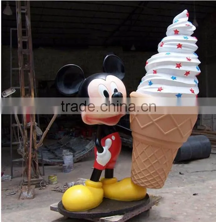 fiberglass cartoon characters statue