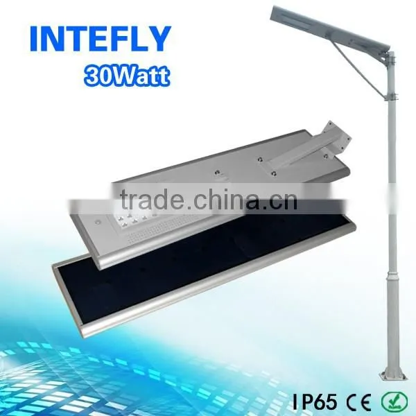 30w all in one street solar light, solar motion sensor light