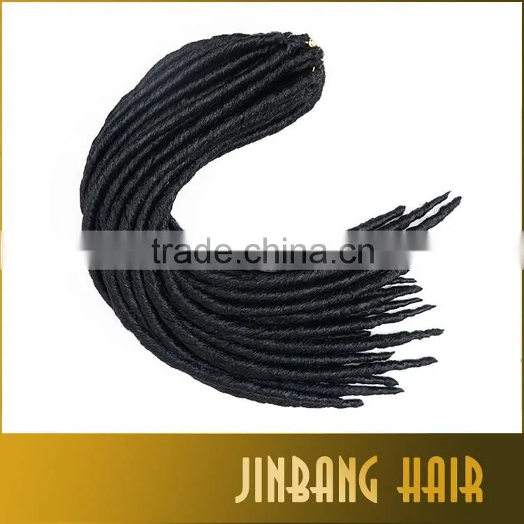 2016 new products fauxlocs 18inch synthetic hair soft crochet twist braid 2x havana mambo fauxlocs braid