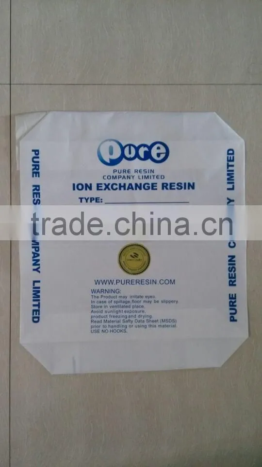 custom printed transparent pe bag plastic valve bag 20kg