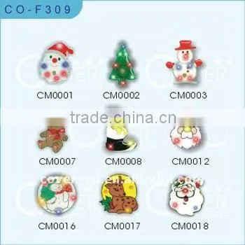 Newest promotional gifts, Heart shaped LED Badge with Pin
