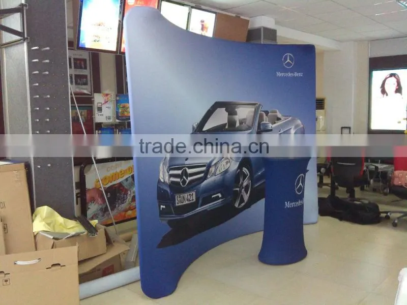 Tension fabric display, stretch fabric display,