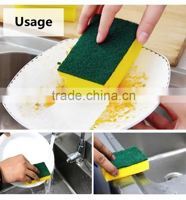 Scouring Pad - Sponge - Cleaning Pads - 10 Pack - 90 Days Guarantee