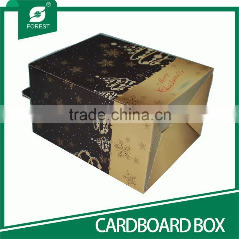 CARDBOARD BOX WINE PACKAGE BOX WITH HANDLE