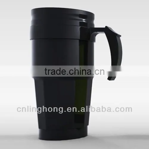 2014 new design double wall stainless steel coffee pot