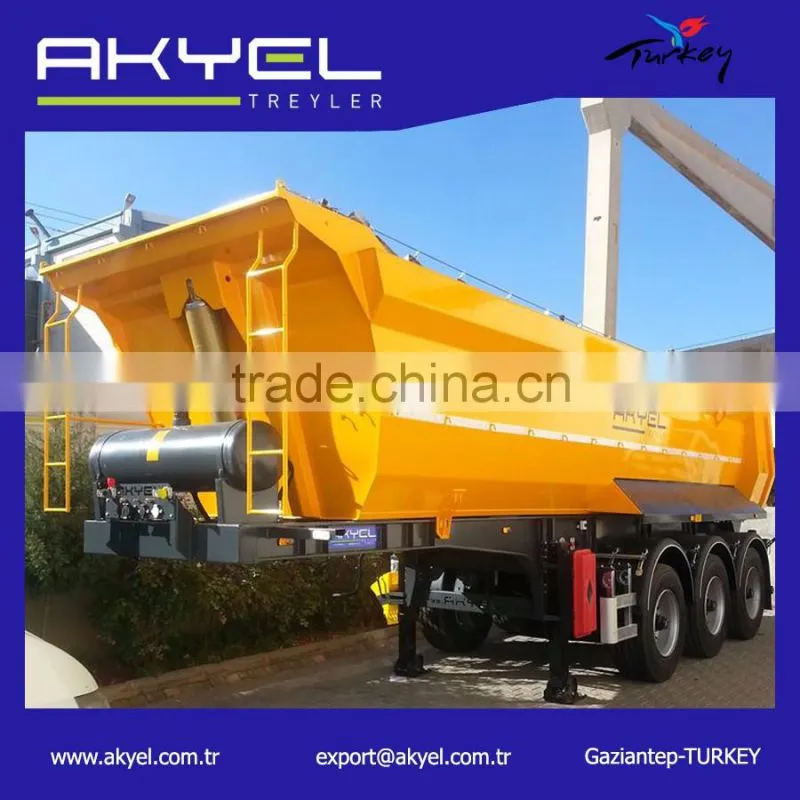 3 axle 40-50 Ton Hardox Tipper Semi Trailer