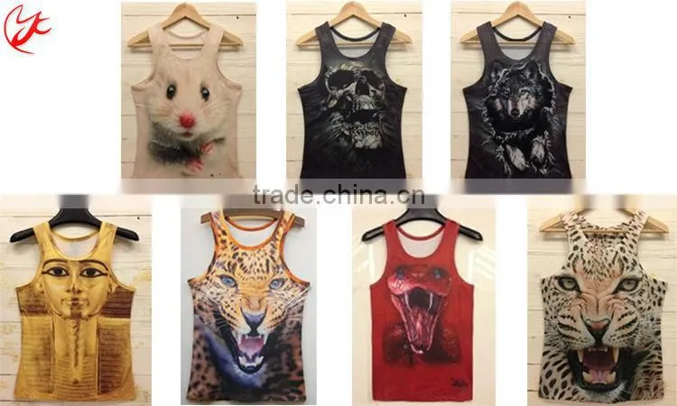 Long Oversized Wholesale Cotton Rib Cotton Tank Top (YCT-C0312)