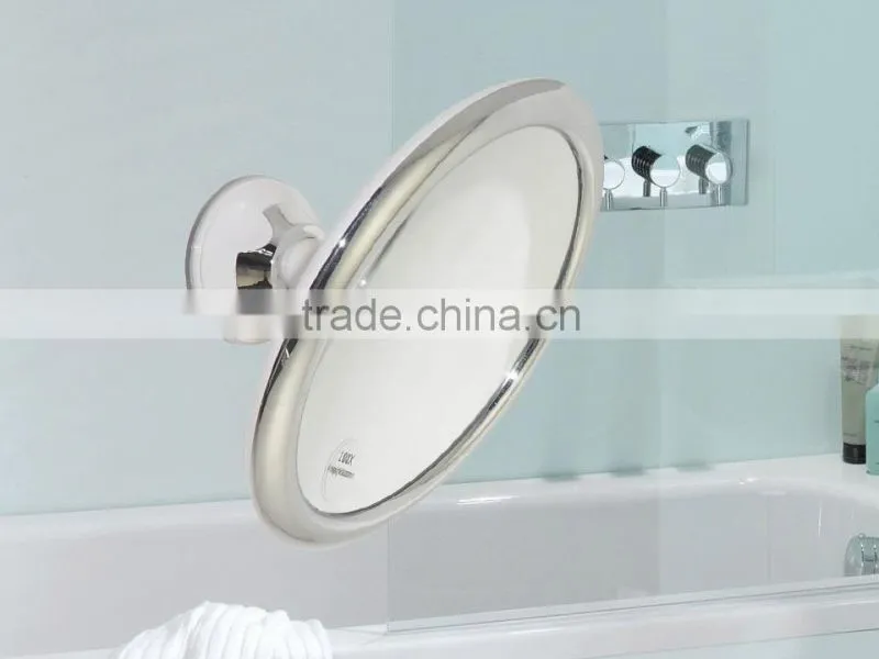 8" Bathroom shower mirror, magnifying wall mounted makeup mirror, Shower mirror with suction cup