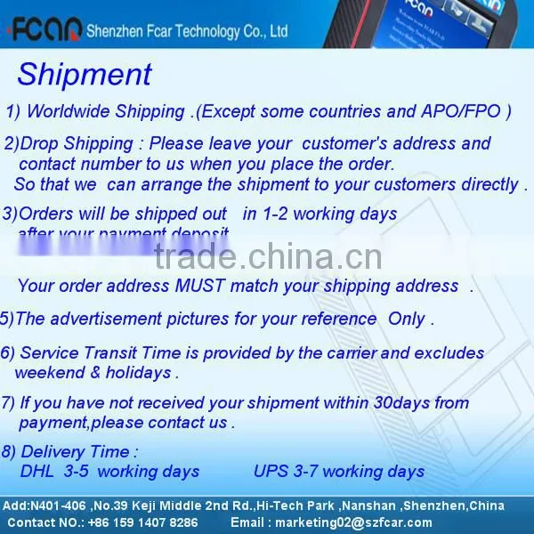 Highly recommend Gasoline & Diesel Auto Diagnostic Scanner F3-G auto scanner support Key program ,ECU reset and so on