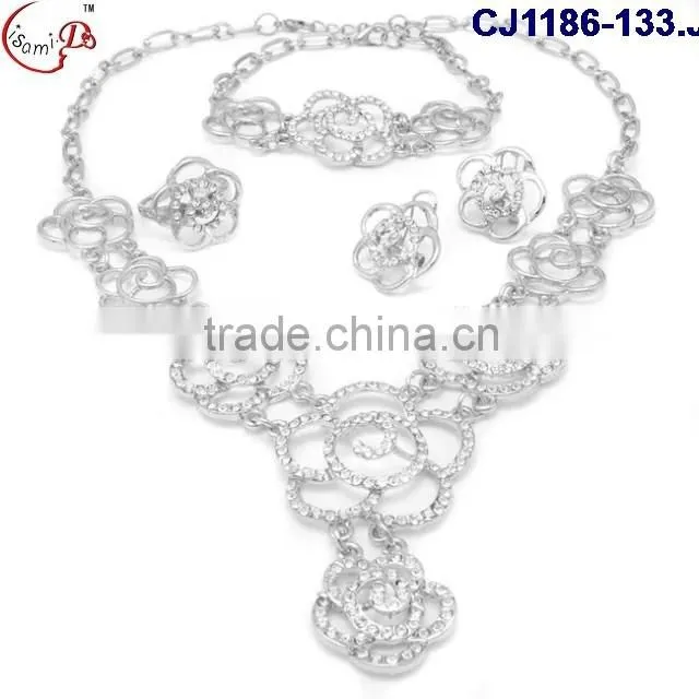 CJ1186-23 Wholesale price top grade quality african jewelry sets for women