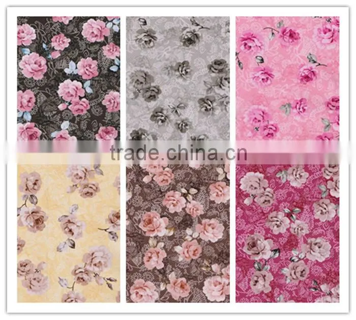 flower design PET transfer film For PVC vinyl