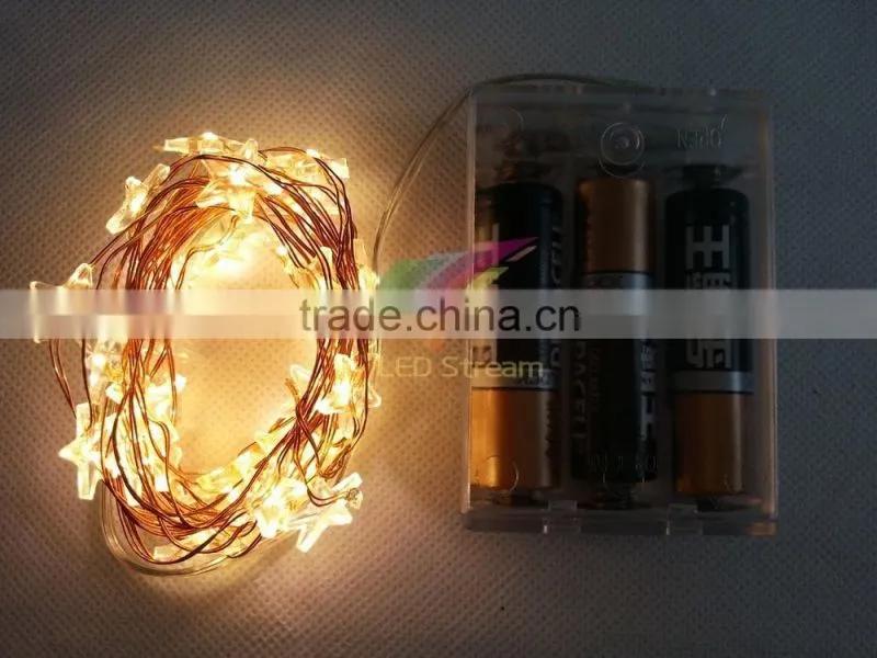 Star/Snowflake/Christmas tree/Heart shape Fairy LED String Lights