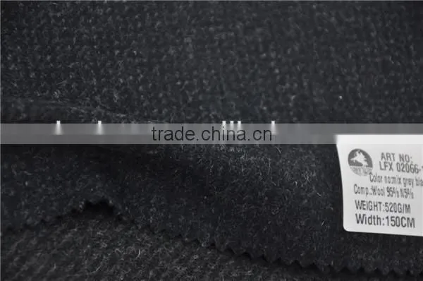 Wholesale high quality wool nylon woolen costume tweed fabric