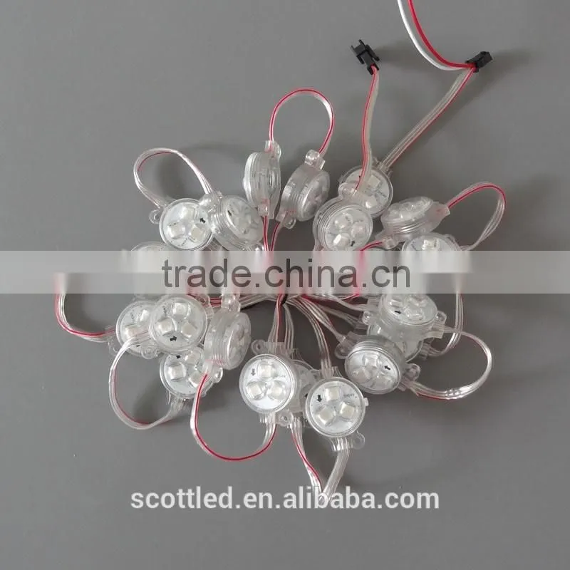 led 30mm mikly cover ws2811 ic led point light source smart controller disco Led Effect Light led dot light for advertising