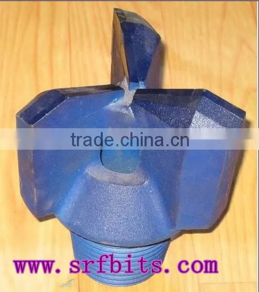 High quality 3 wing step drag bit /PDC drag bit
