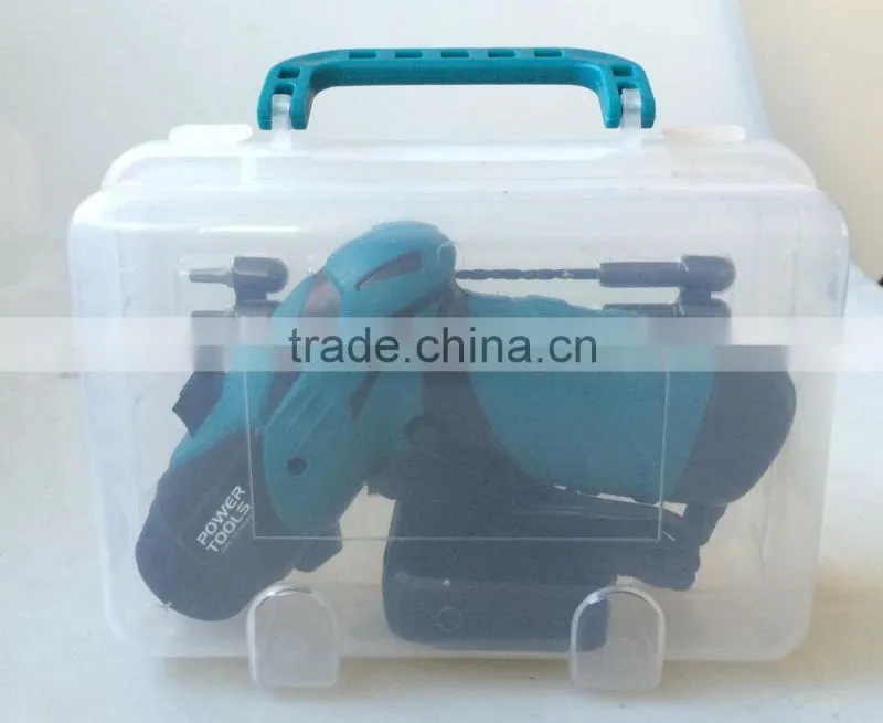 3.6Volt/4.8Volt Best selling cordless screwdriver with 18pcs bits in plastic carry case