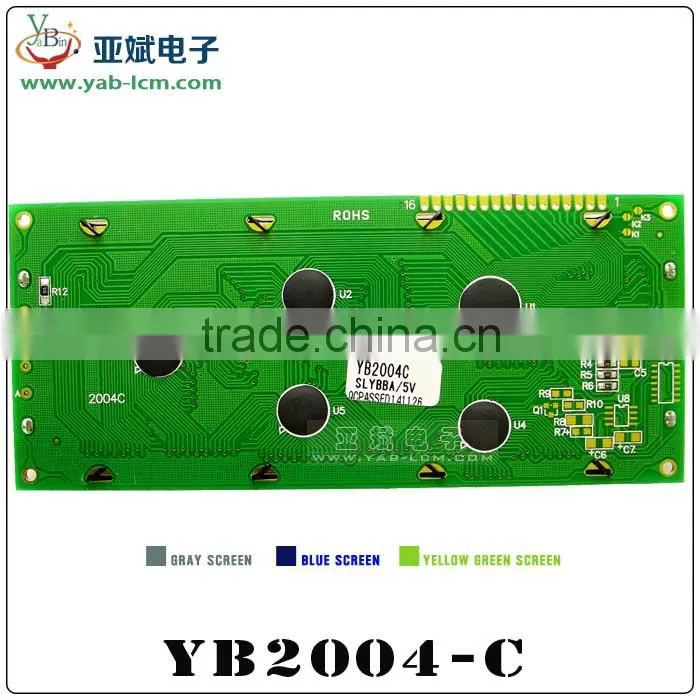 STN Blue Transmissive Negative COB Character 20X4 LCD module