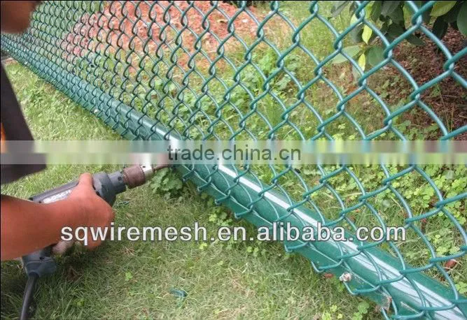 PVC Coated Chain Link Fence/Galvanized Chain Link Fence(manufactory)