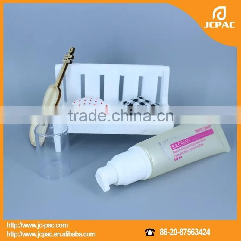 40 ml Cosmetic Plastic Soft Pump Nozzle Tube, Cosmetic Tube with Vacuum Pump