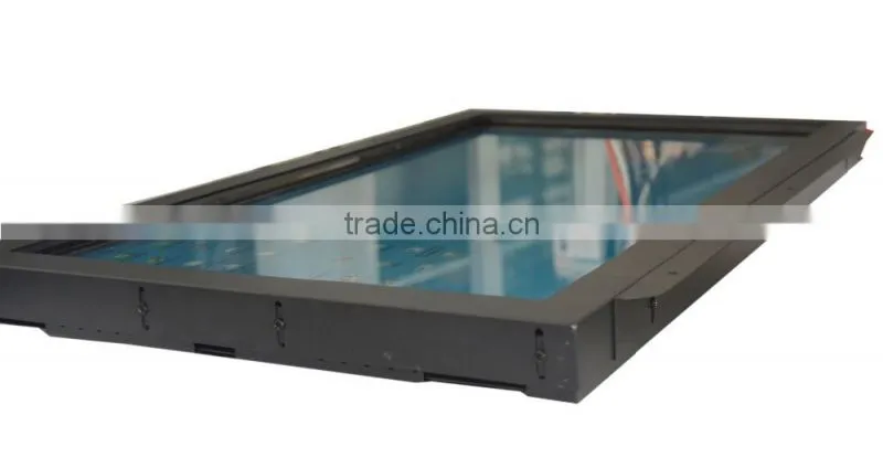 32 inch IR touch screen lcd monitor for bank hospital station