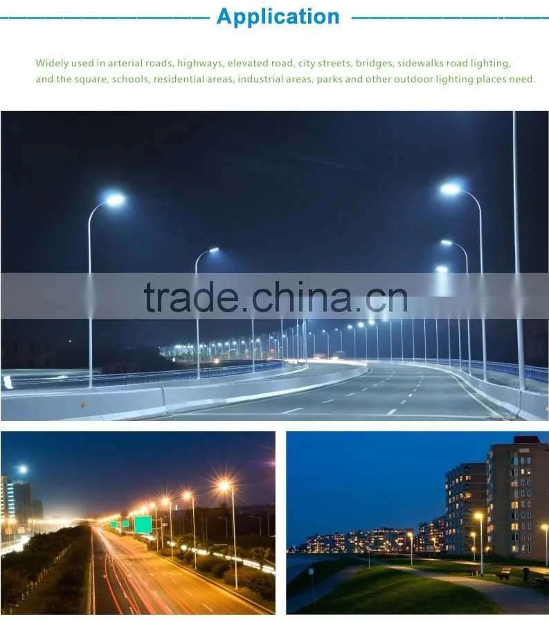 Industrial Outdoor 120w Led Roadway Light waterproof led street light price list 5 years warranty