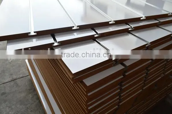 MDF slatwall panel / slot board for display accessories
